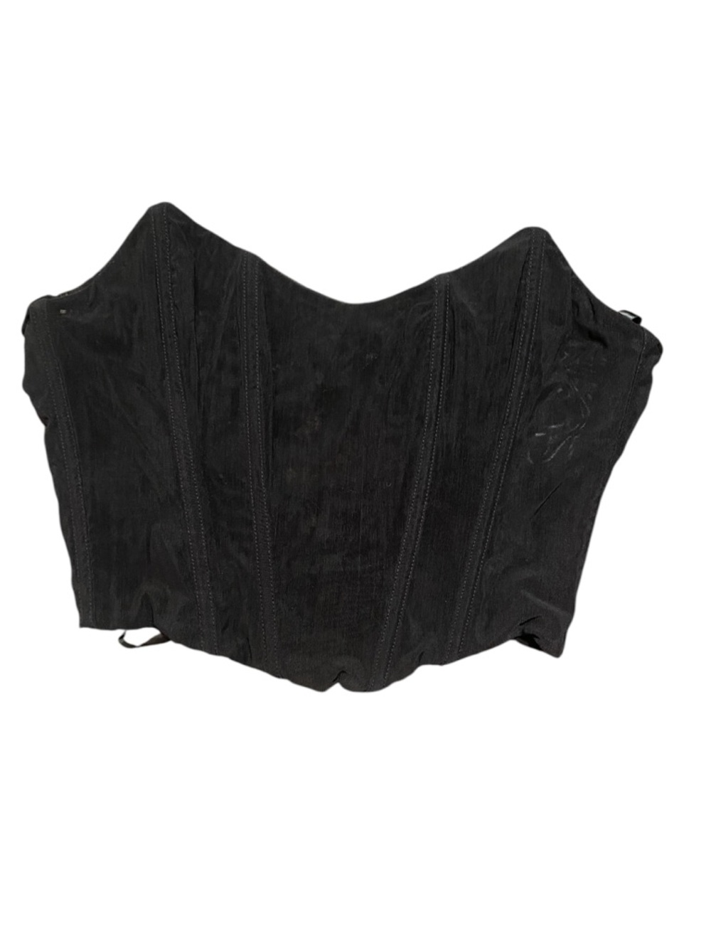 NWNT 😉Black Strapless Corset Top - Women's Bustier(Medium)